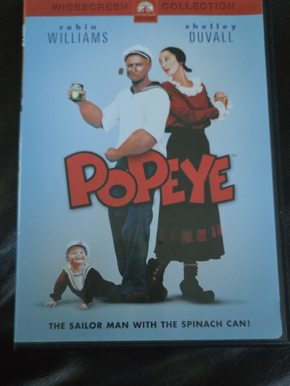 Popeye Red & White Home Party Poster - Classic Movie Design Dvd